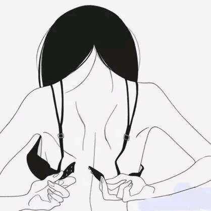 动漫男生解女生内衣_男生解女生内衣图片(2)