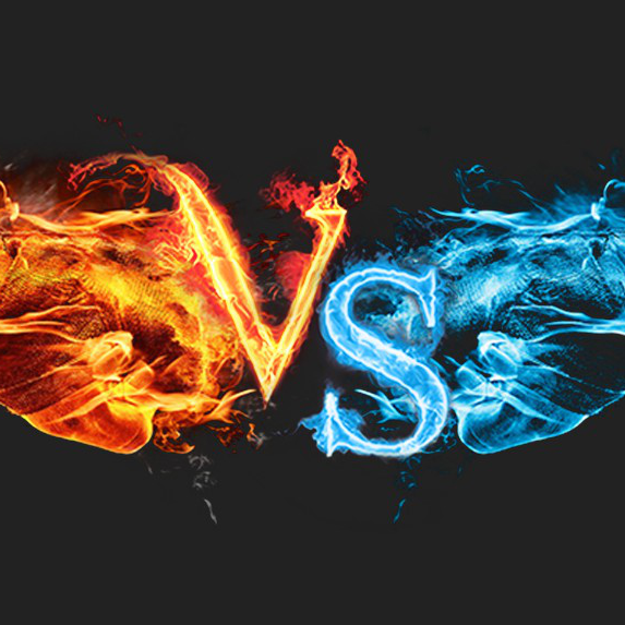 Картинка со словом vs